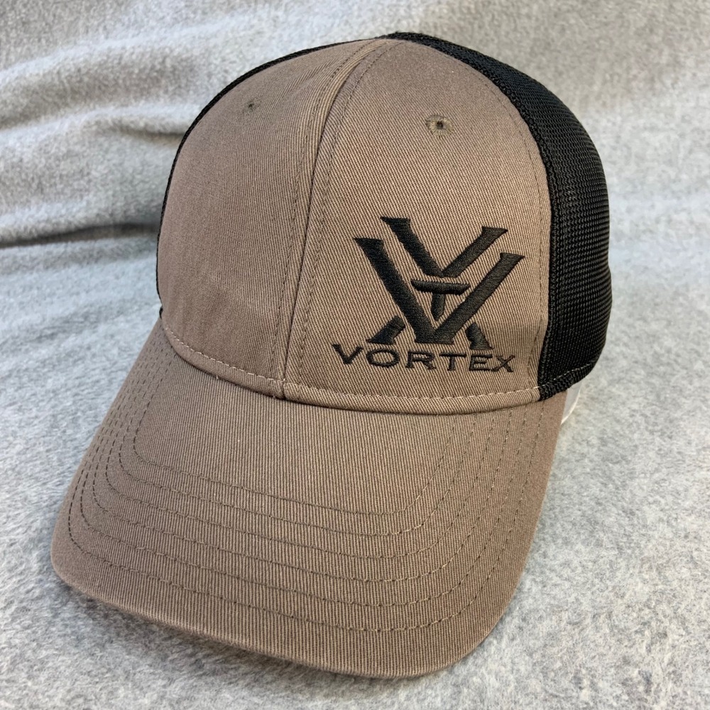 Vortex Logo Mens Vortex Trucker Hat Mesh Snapback OSFA